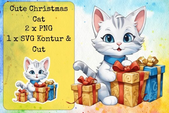 Cute Giftbox Christmas Cat 7: A Designer's Review