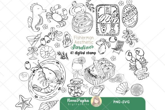 Fisherman Aesthetic Sardines Outline: A Designer's Review