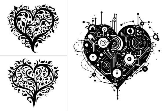 Heart Love Silhouette Vector: A Designer's Review for Embroidery