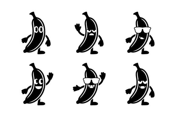 Kawaii Banana Character Emoji Set EPS: A Designer's Review