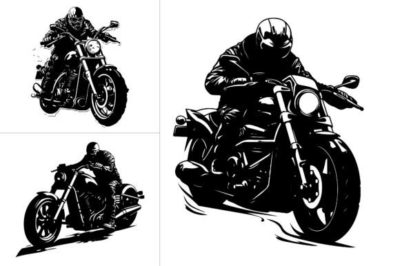 Motorcycle Silhouette Vector: A Designer's Review for Embroidery