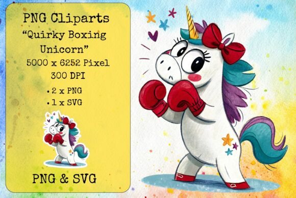 Quirky Boxing Unicorn: A Designer's Review for Embroidery