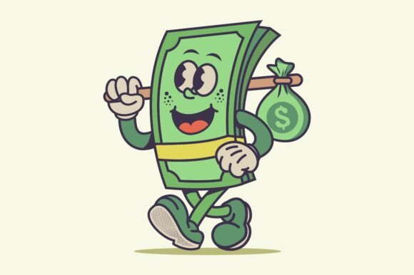 Retro Money Mascot SVG: A Designer's Stitch Review