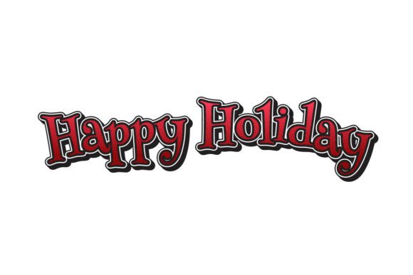 Review: Christmas Stiker Lettering Typography for Festive Stitching