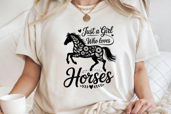 Review: Just a Girl Who Loves Horses Shirt SVG for Stitching