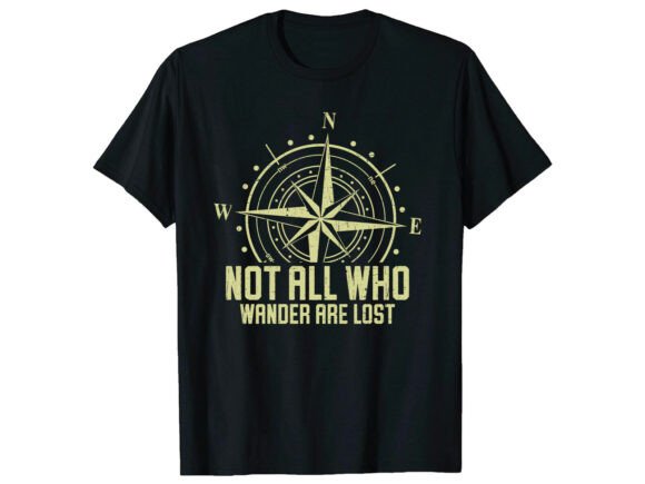 Review: Not All Who Outdoor T-Shirt Svg for Embroidery