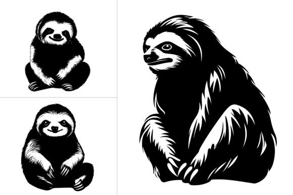 Sloth Silhouette Vector: A Designer's Review for Embroidery