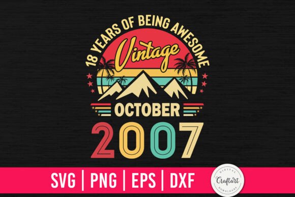 Vintage 2007 October 18th Birthday: A Designer's Review